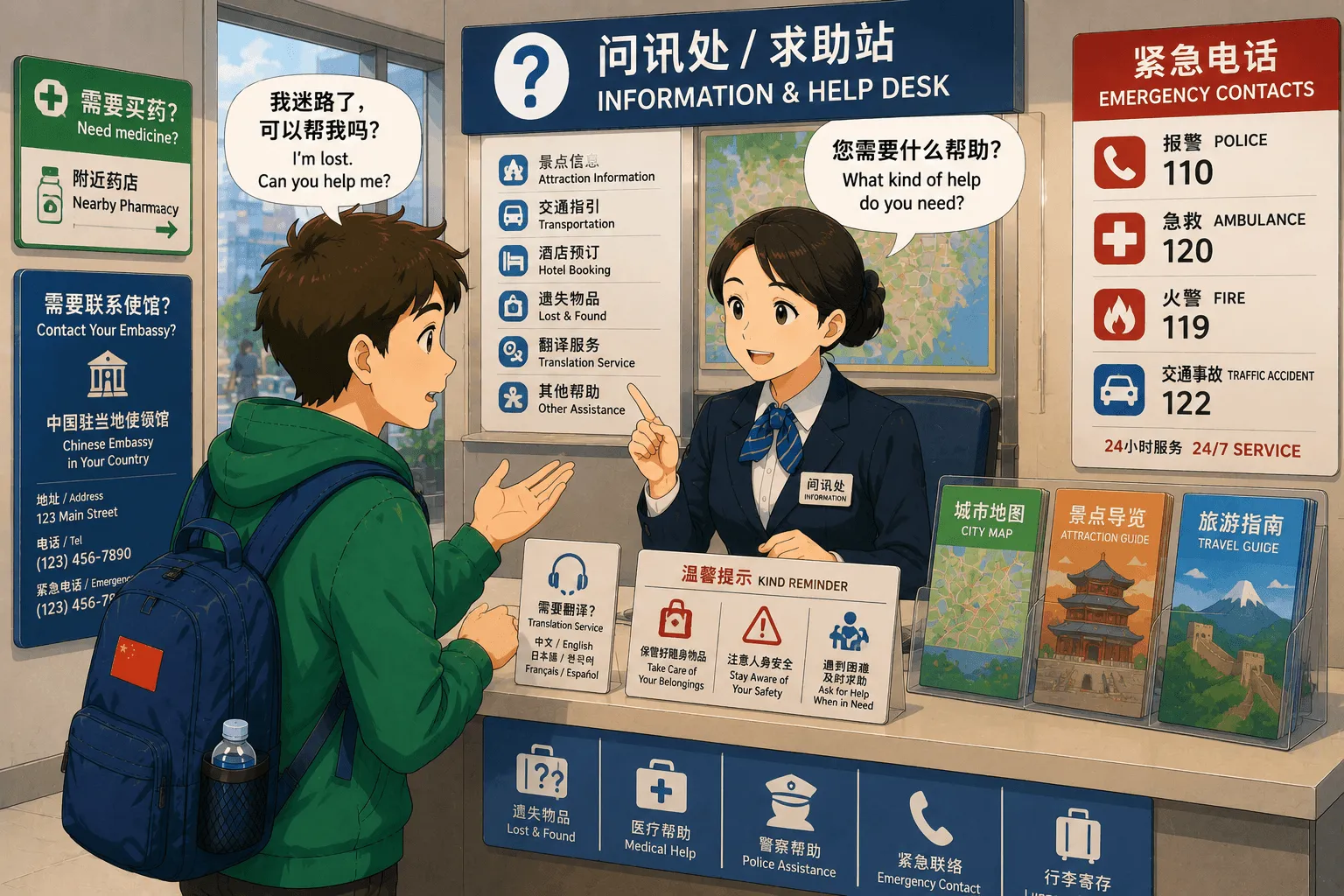 Attractions and Emergencies
